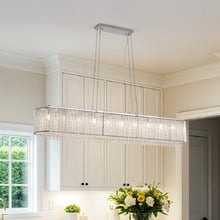 Acker Iron & Crystal 10 Light Pendant